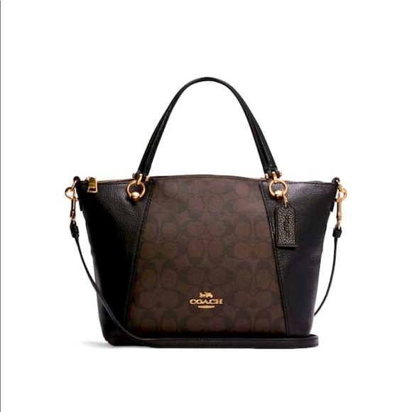 Coach Handbags - 🖤🤎Coach Kacey Satchel In Signature Canvas🤎🖤